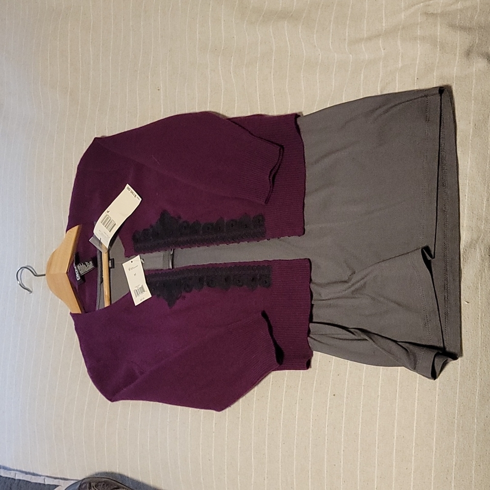 Alice Cullen Twilight Breaking Dawn DKNY Cardigan SA NWT w/ Bonus ALT NWT Shirt